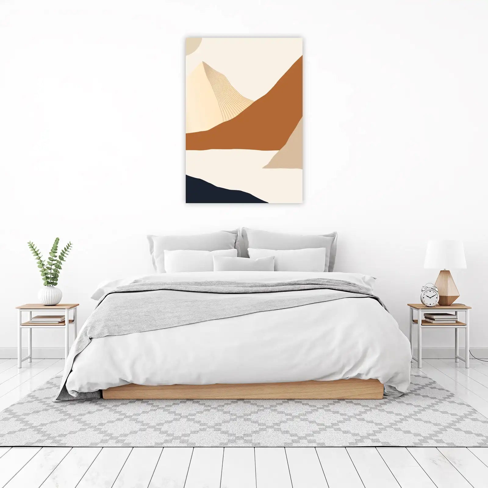 Modern Desert Landscape Wall Art