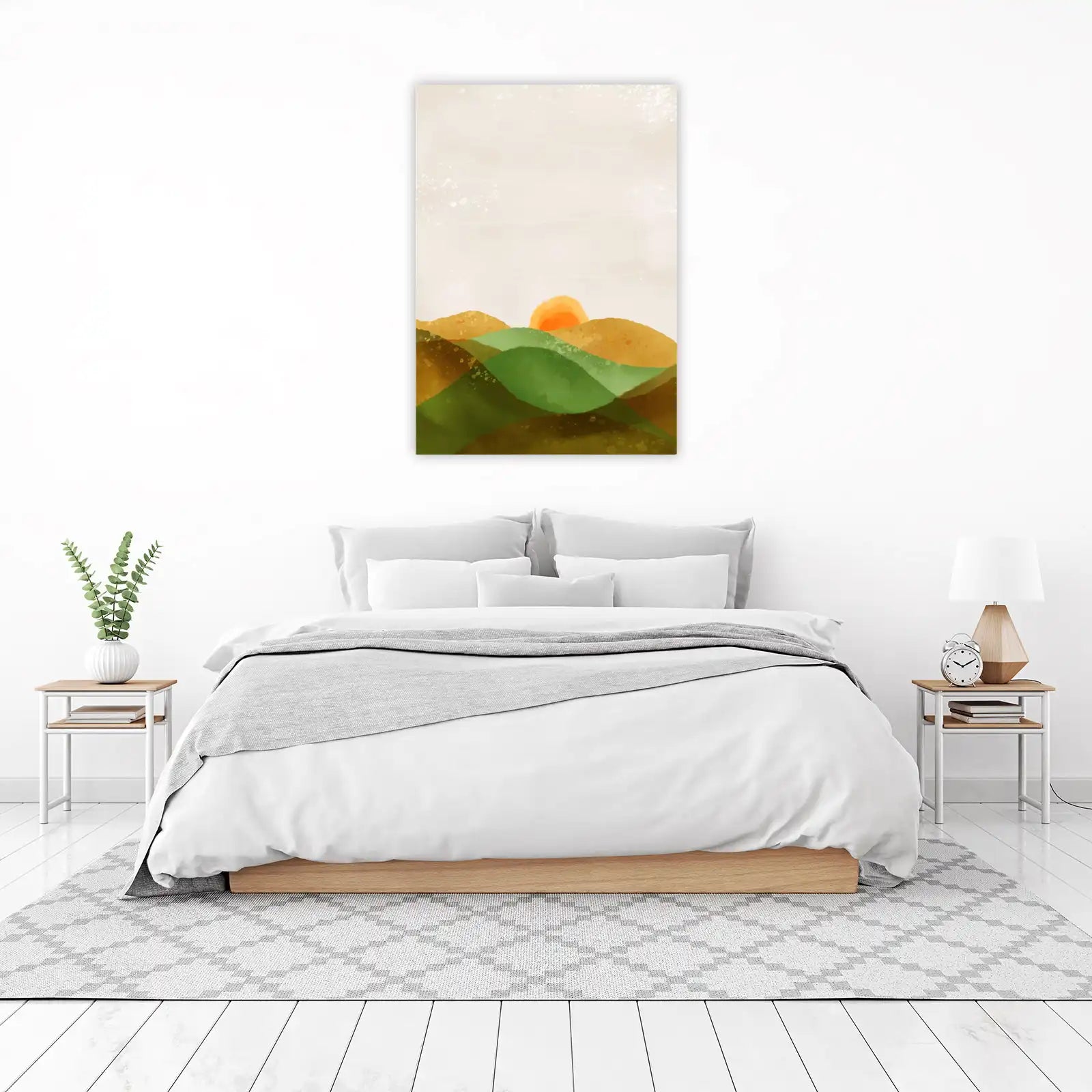 Serene Sunrise Landscape Wall Art