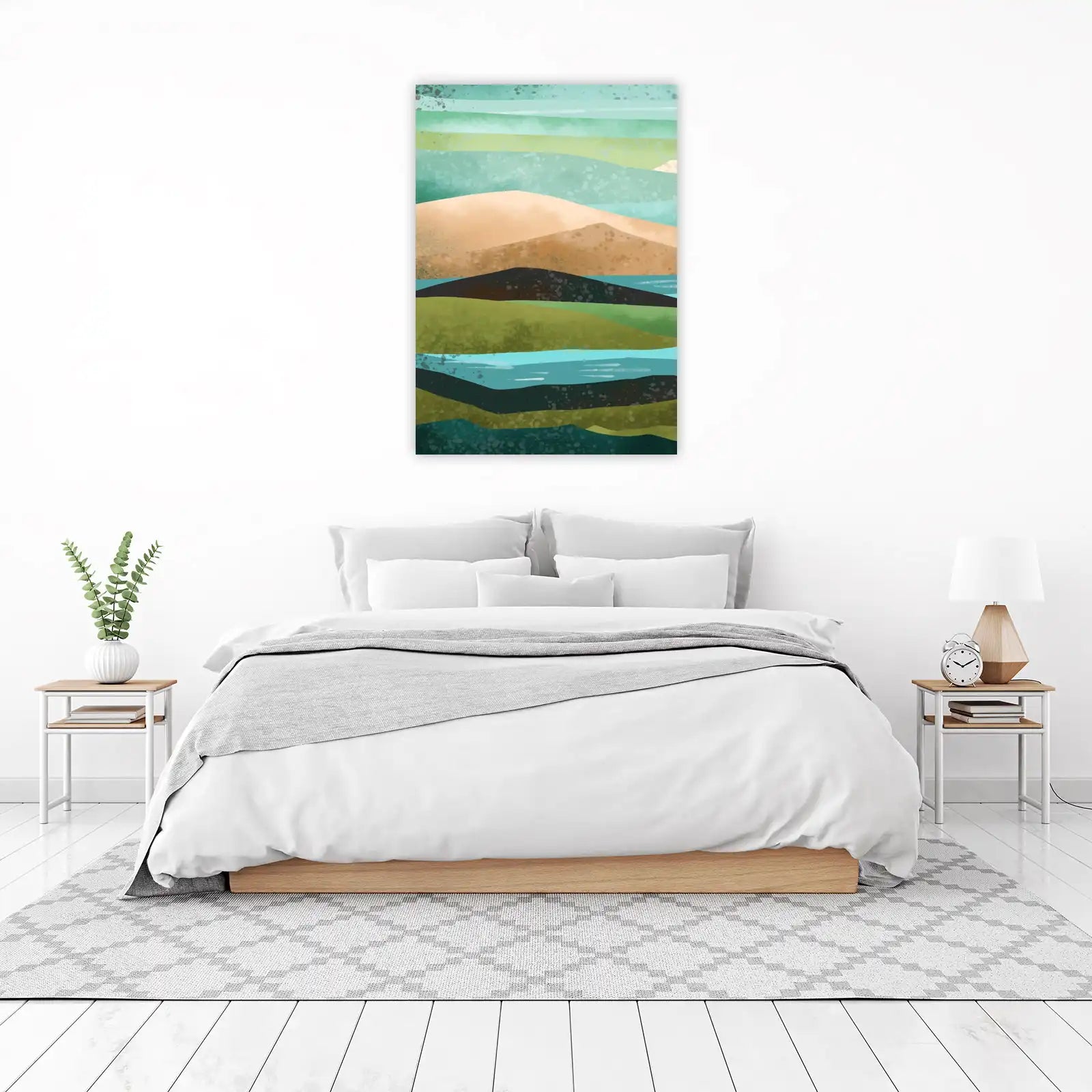 Serene Abstract Landscape Wall Art