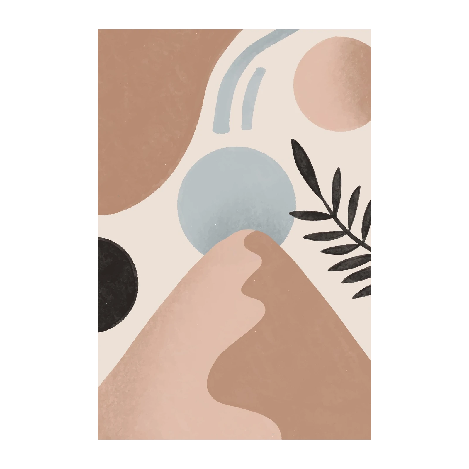 Bohemian Desert Landscape Wall Art