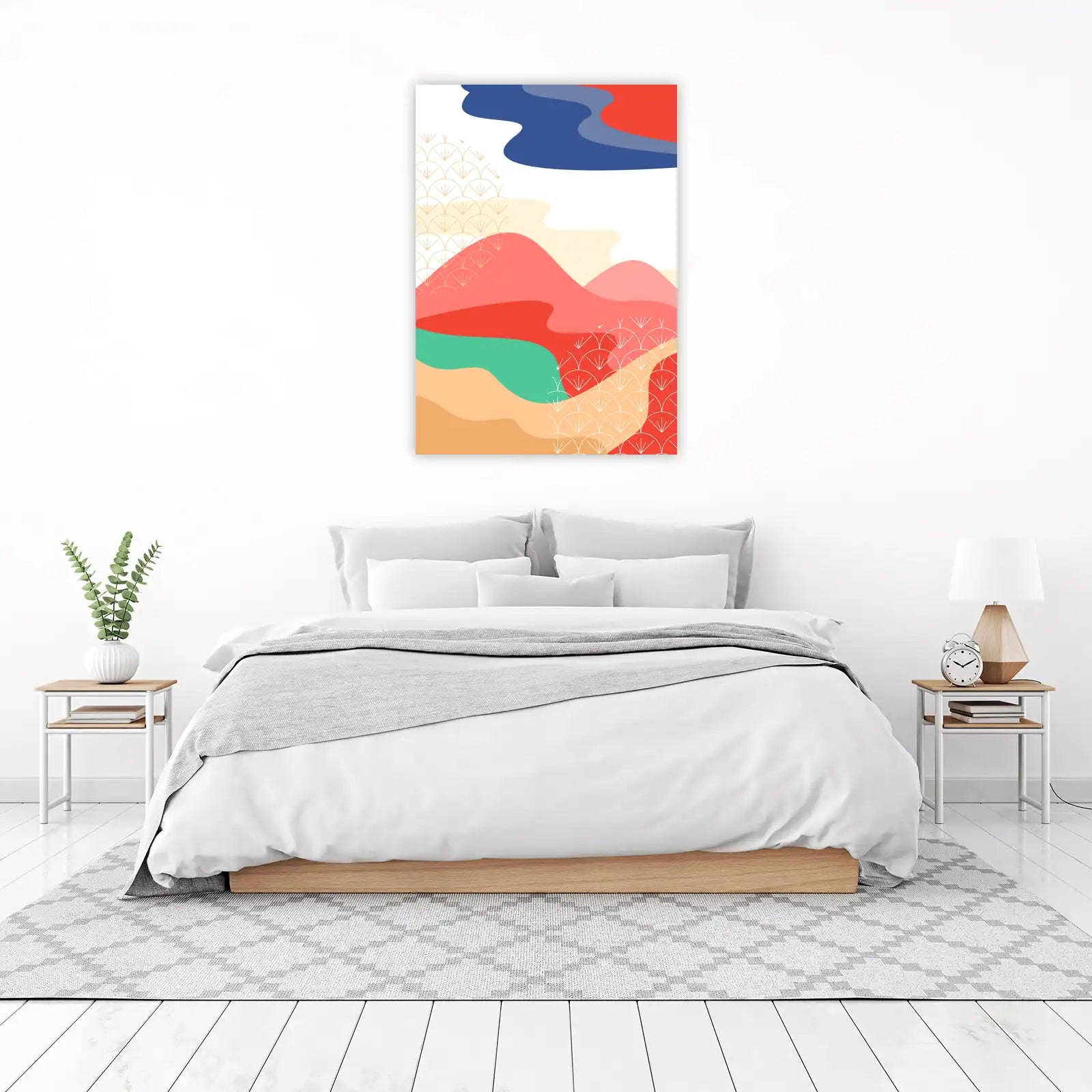 Abstract Mountain Landscape Wall Art