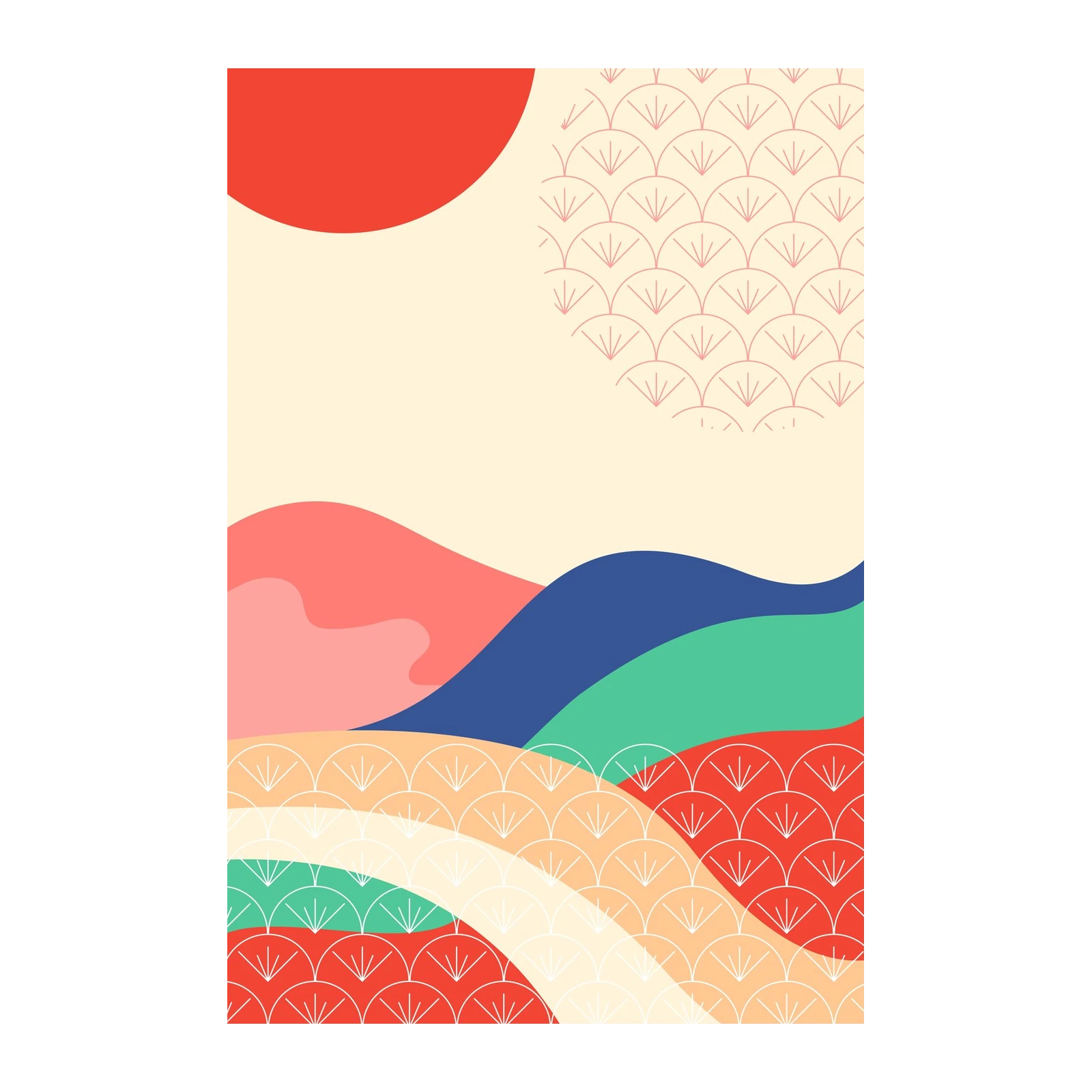Modern Abstract Landscape Wall Art