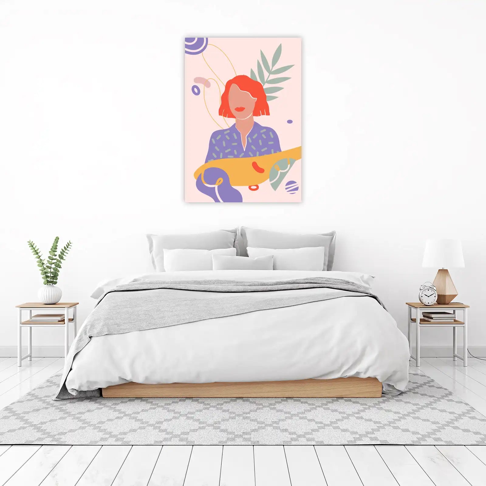 Modern Abstract Portrait Wall Art