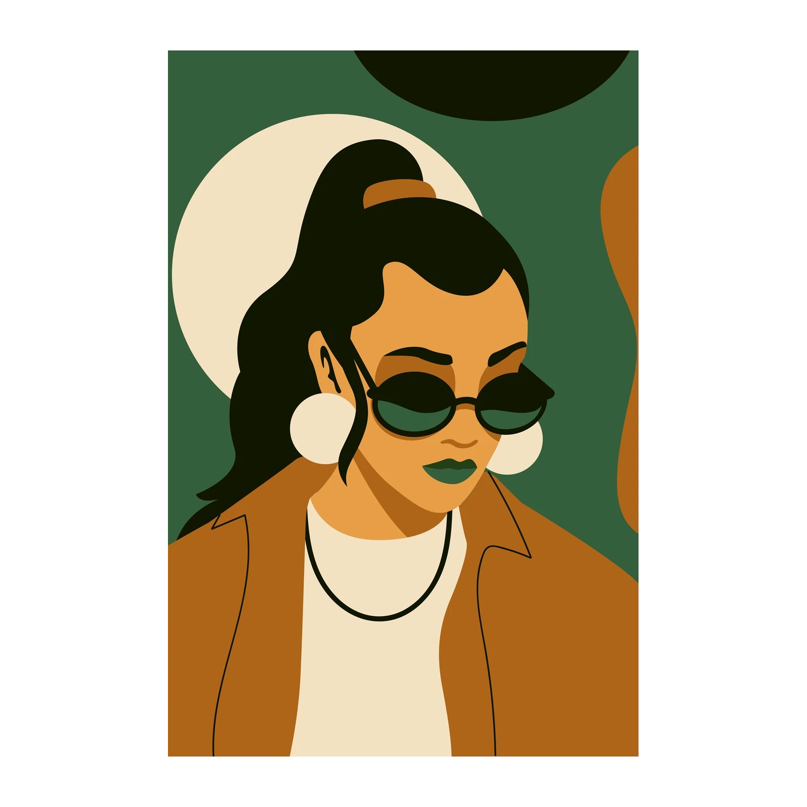 Retro Chic Portrait Wall Art