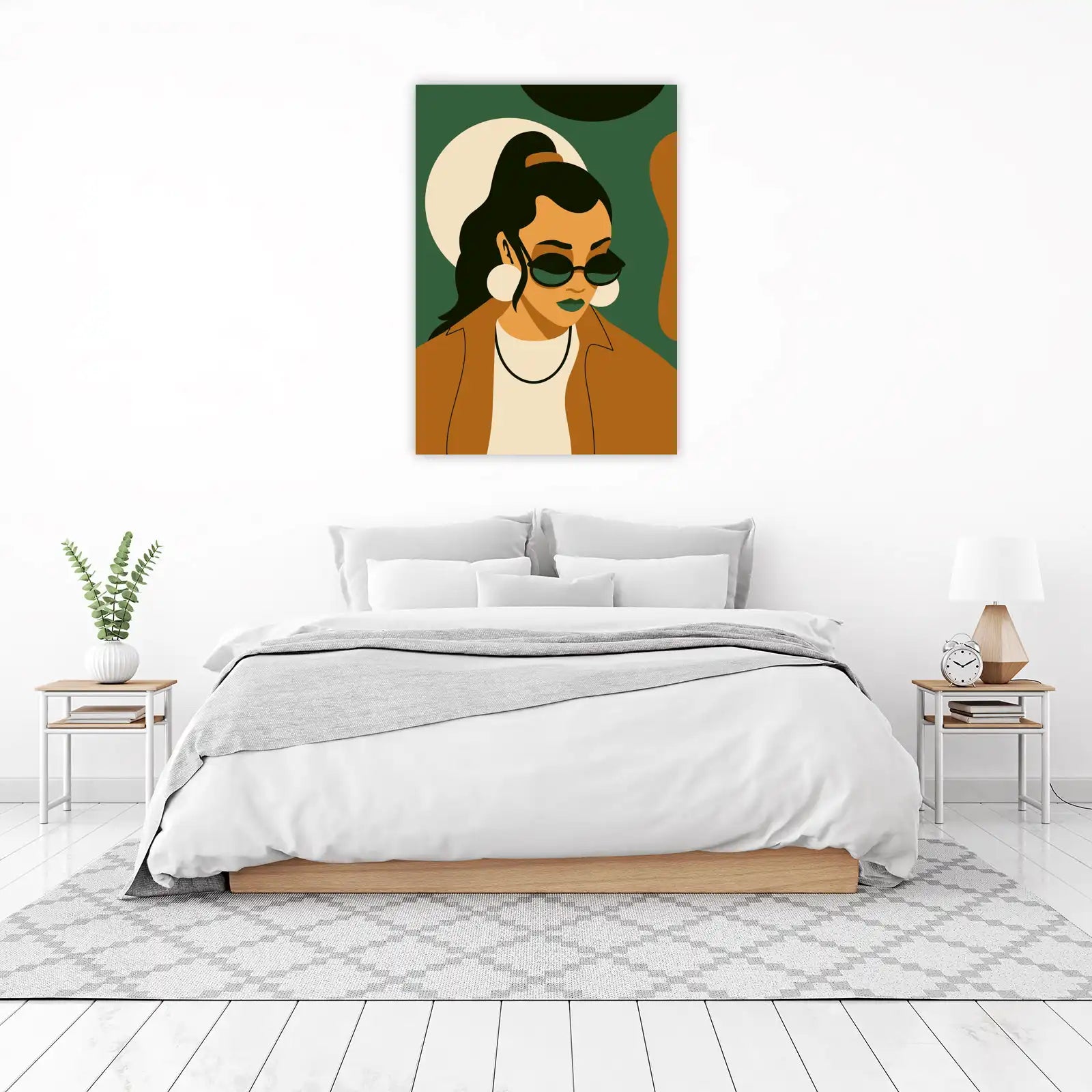 Retro Chic Portrait Wall Art