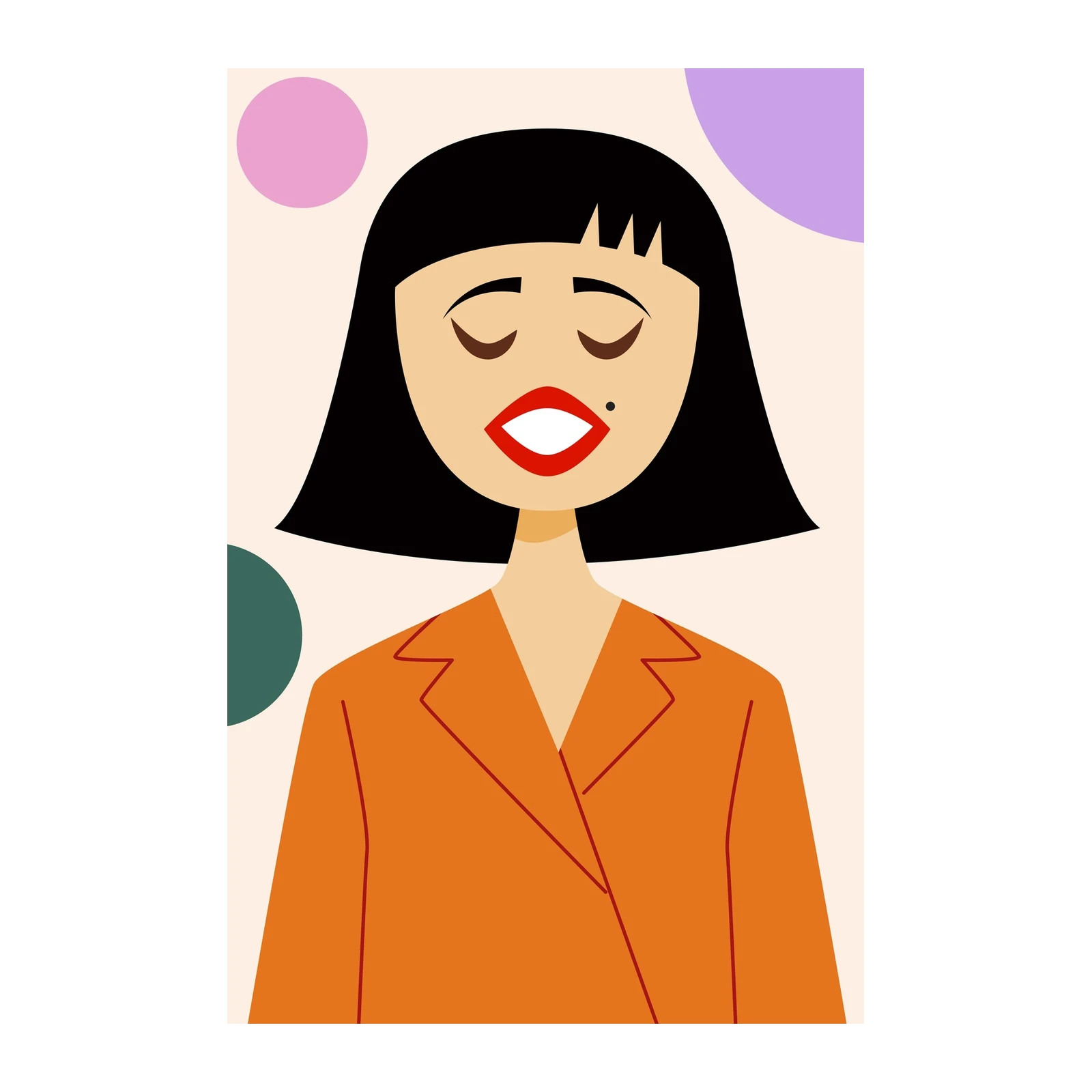 Bold Portrait Art Wall Art