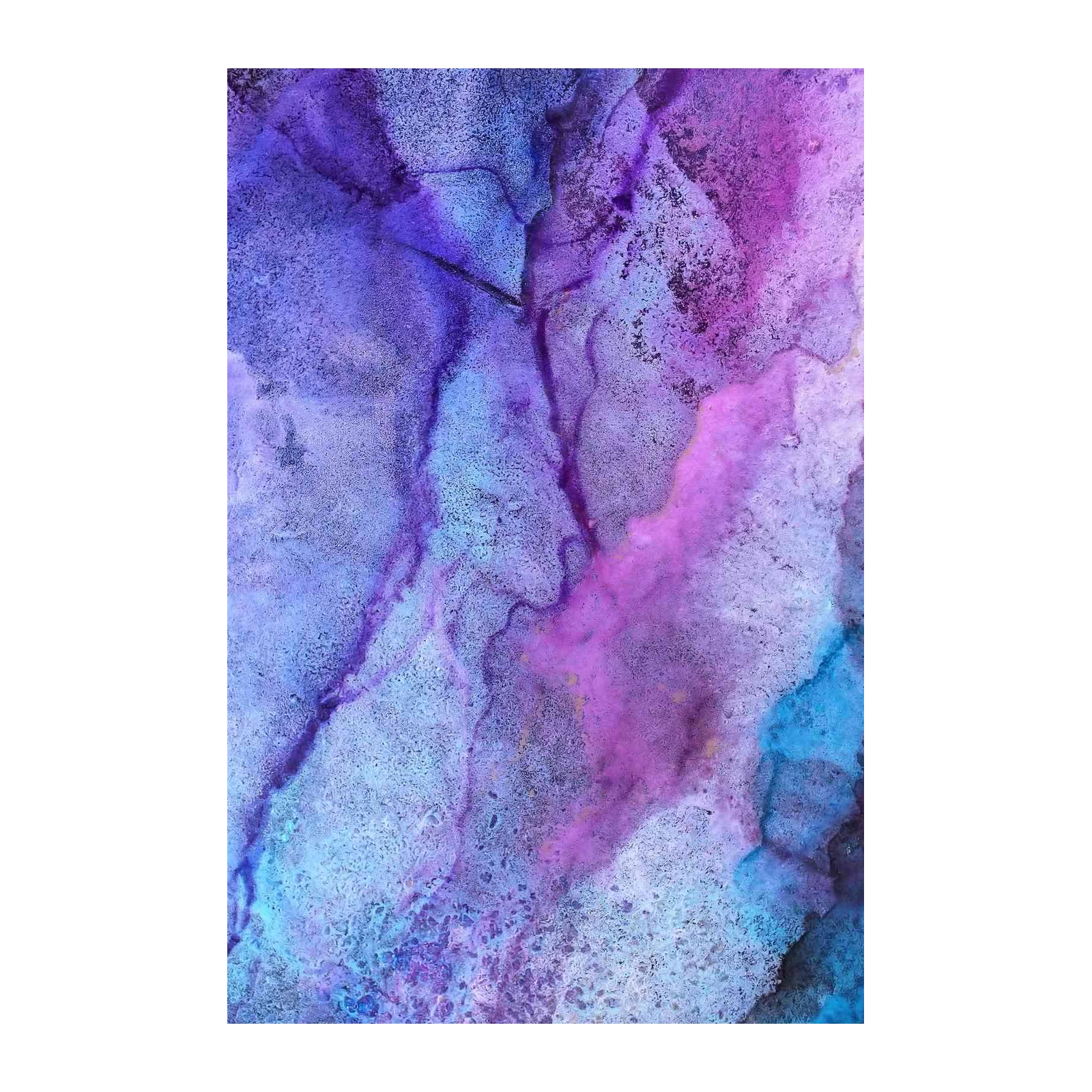 Purple Haze Abstract Fluid Art Wall Art