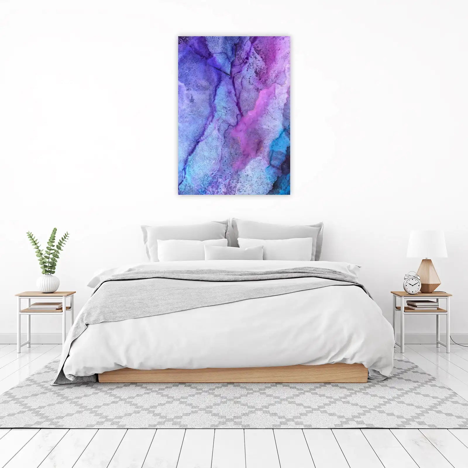 Purple Haze Abstract Fluid Art Wall Art