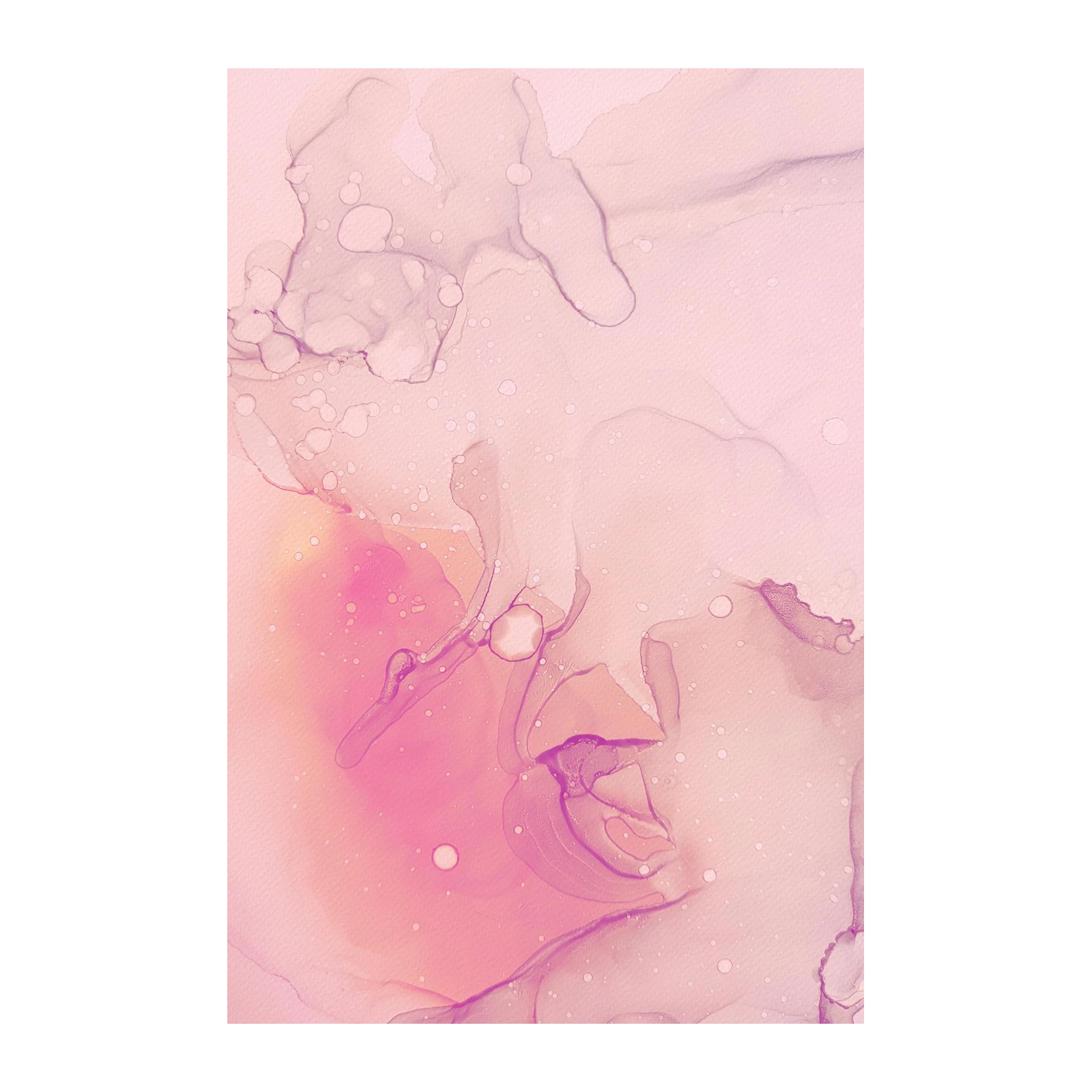 Abstract Pink Fluid Art Wall Art