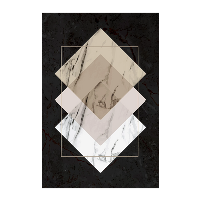 Geometric Marble Art Geometric Marble Wall Art