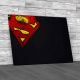 Superman Abstract Canvas Print Large Picture Wall Art