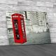 British Telephone Box Canvas Print Large Picture Wall Art