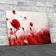 Floral Flowers Poppies Canvas Print Large Picture Wall Art