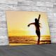 Jump For Joy Sunset Canvas Print Large Picture Wall Art