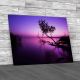 Sunset Over The Lake Canvas Print Large Picture Wall Art