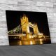 London Bridge At Night Canvas Print Large Picture Wall Art