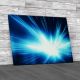 Bright Light Laser Beams Canvas Print Large Picture Wall Art