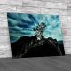 Lone Tree Atop A Hill Canvas Print Large Picture Wall Art