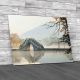 Beautiful Bridge In Lake Canvas Print Large Picture Wall Art