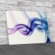 Abstract Waves and Smoke Canvas Print Large Picture Wall Art
