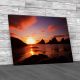 Sunset Within Islands Canvas Print Large Picture Wall Art
