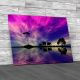 African Animal Dusk Canvas Print Large Picture Wall Art