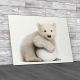 Polar Bear Cub Canvas Print Large Picture Wall Art