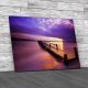 Calm Jetty Pier Canvas Print Large Picture Wall Art