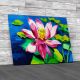 Water Lily Floral Flower Canvas Print Large Picture Wall Art