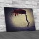 Nude Dancer With Paint Canvas Print Large Picture Wall Art