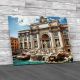 Baroque Trevi Fountain Canvas Print Large Picture Wall Art