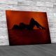 Nude Erotic Naked Woman Canvas Print Large Picture Wall Art