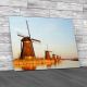 Dutch Scenic Windmills Canvas Print Large Picture Wall Art