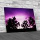 Stunning Tropical Sunset Canvas Print Large Picture Wall Art