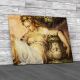 Vintage Beautiful Woman Canvas Print Large Picture Wall Art