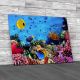 Tropical Fish In Ocean Canvas Print Large Picture Wall Art