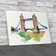 Tower Bridge Painting Canvas Print Large Picture Wall Art