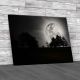 Large Moon Landscape Canvas Print Large Picture Wall Art