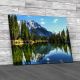 Cascade Mountain Canada Canvas Print Large Picture Wall Art