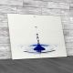 Water Droplet Ripple Canvas Print Large Picture Wall Art