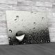 Water Droplets on Glass Canvas Print Large Picture Wall Art