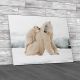 Polar Bear With Cub Canvas Print Large Picture Wall Art