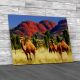 Camels In Australia Canvas Print Large Picture Wall Art