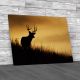 White Tailed Buck Deer Canvas Print Large Picture Wall Art