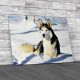Chukchi Husky Sitting In Snow Canvas Print Large Picture Wall Art