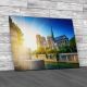 Notre Dame At Sunset Canvas Print Large Picture Wall Art