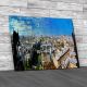 Paris Panorama Canvas Print Large Picture Wall Art