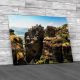 Meteora Monasteries In Greece 2 Canvas Print Large Picture Wall Art