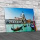 Gondolas On The Canal Grande Canvas Print Large Picture Wall Art