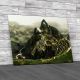 Machu Picchu With Clouds Canvas Print Large Picture Wall Art